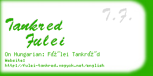 tankred fulei business card
